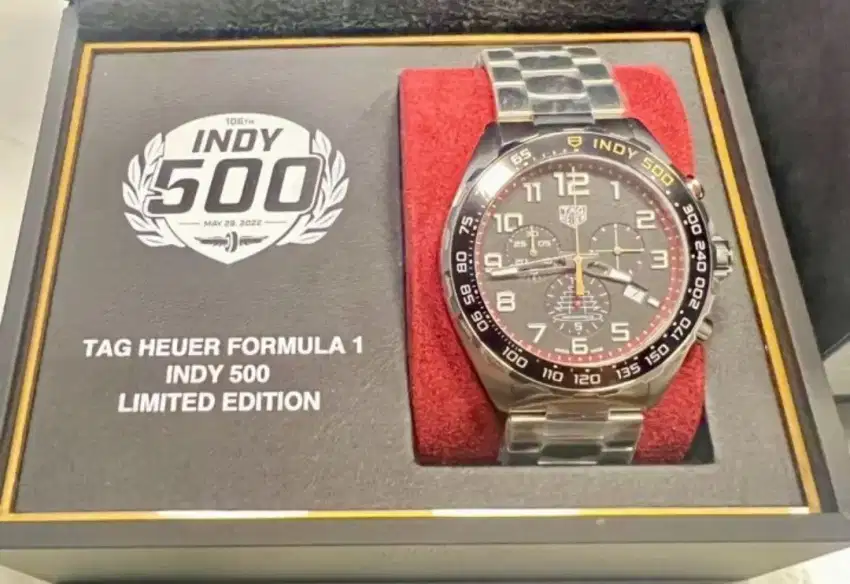 Collector's Item Tag Heuer F1 x Indy 500 Limited Edition