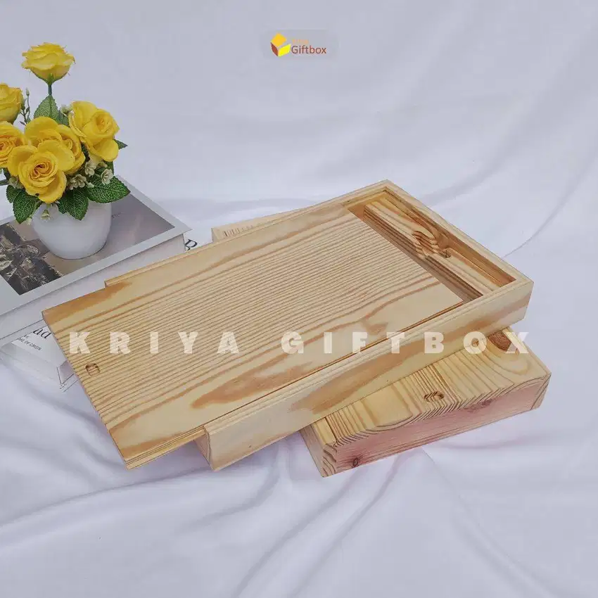 Box Album Bahan Kayu Jati | Box Tempat Penyimpanan Album Foto