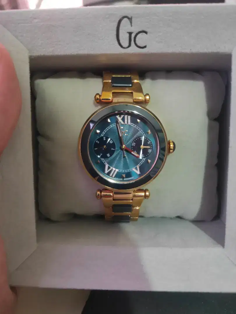 ORI Jam tangan wanita Guess Collection warna biru SUPER ELEGANT MEWAH