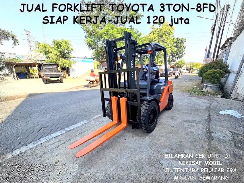 sale Forklift second  3 Ton Toyota 8FD (O8.I3.26.5O.95.95)