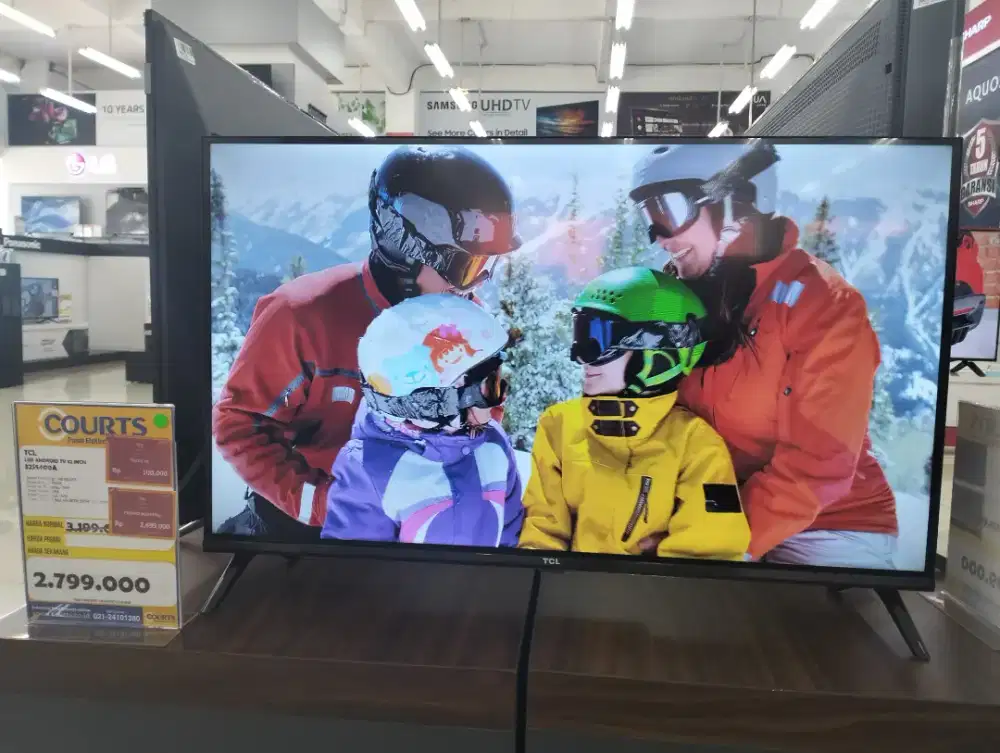 TCL LED Android TV 32inch seGAMPANG Itu Cicilan tanpa Cc