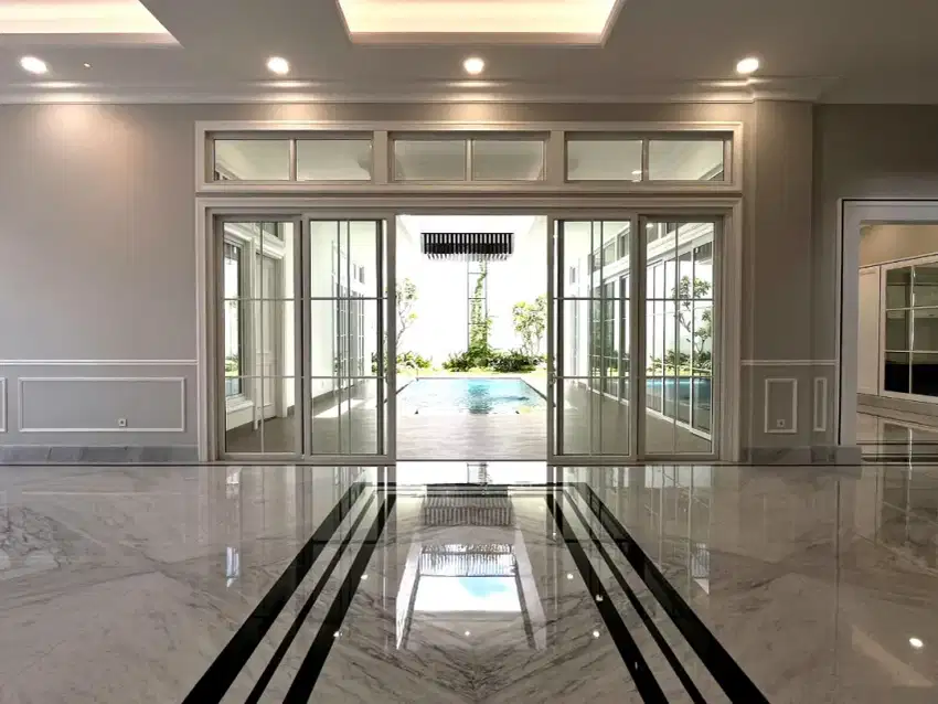 Disewakan Cepat Rumah Mewah Menteng Private Pool Semi Furnish Nego