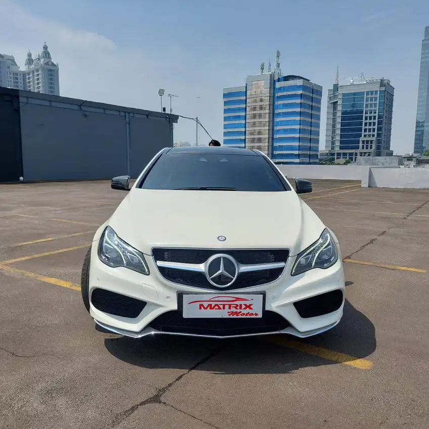 Mercy E400 Coupe Amg 2015 Nik14 White on Red Siap pakai