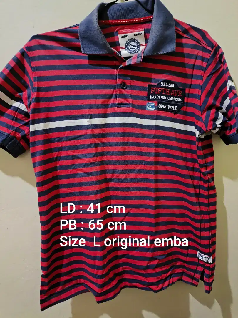 Kaos Polo Kerah original Emba