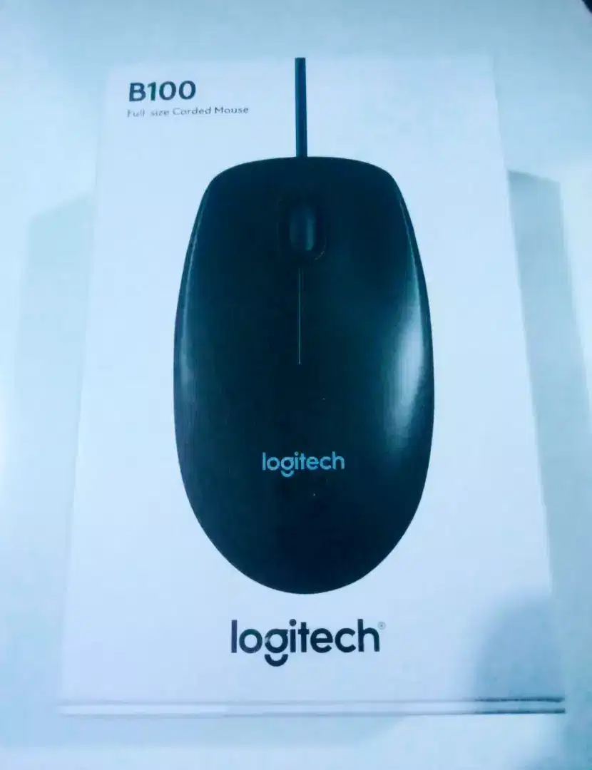 Mouse logitech B100 new ori segel