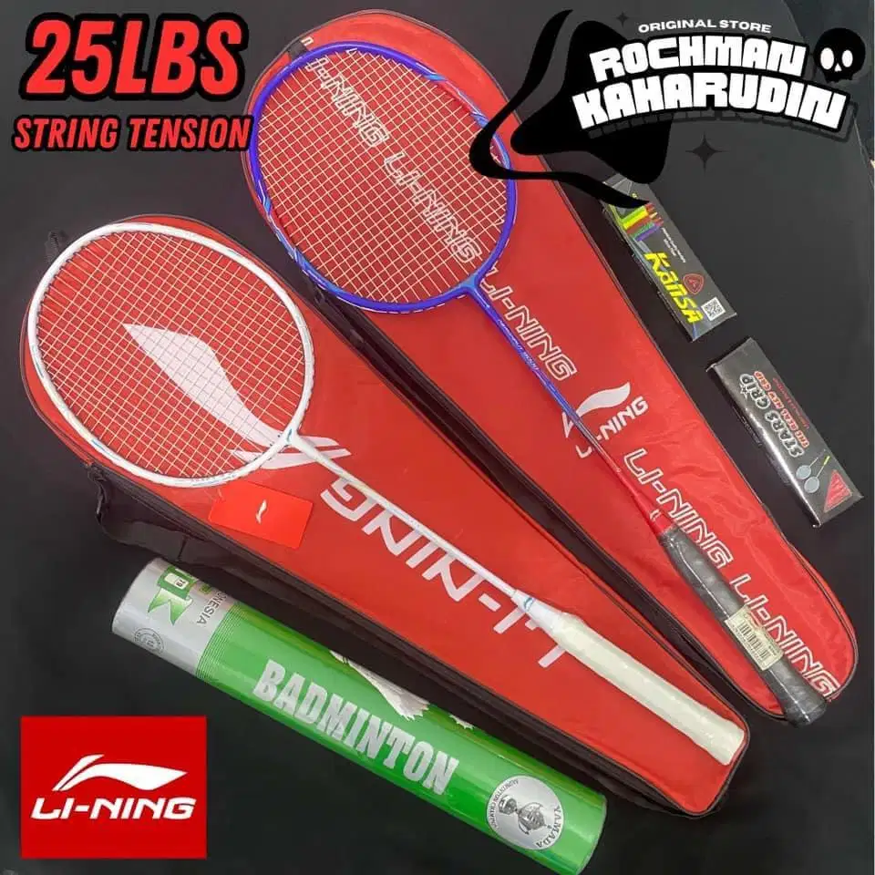 RAKET BADMINTON BULU TANGKIS LINING MURAH MAINAN CIKARANG