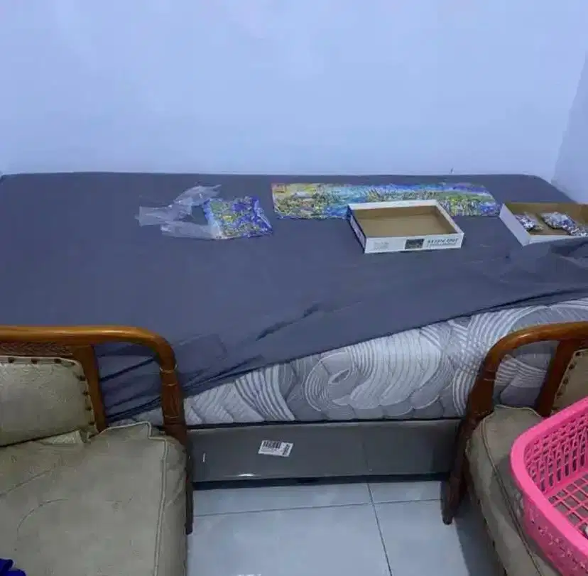 kasur ranjang single nomor 4 like new nego