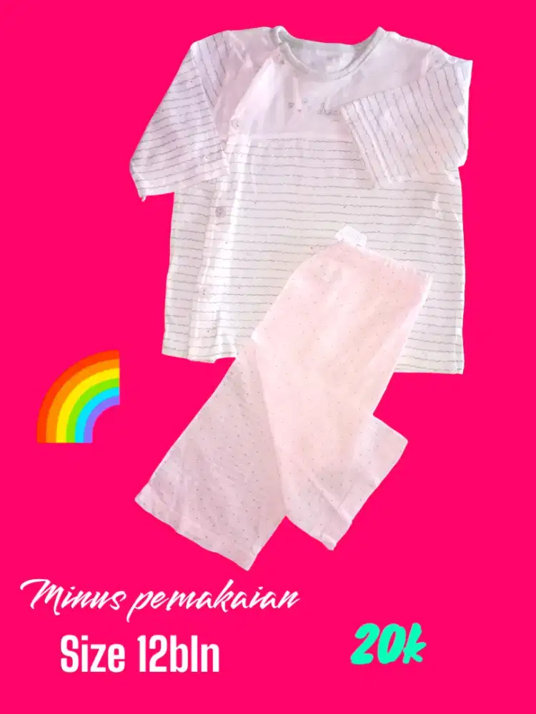 Setelan baju baby girls