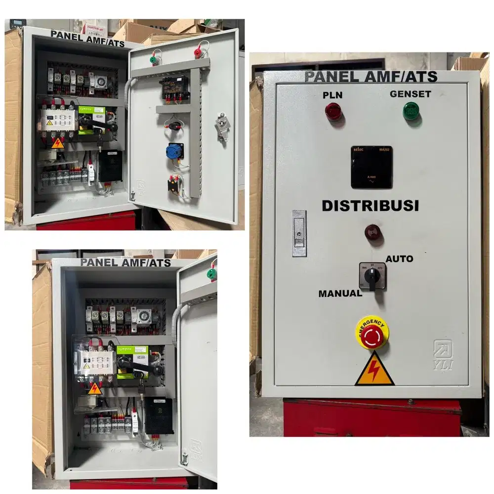 PANEL AMF/ATS MAX 100AMP BARU DAN GARANSI ALL IN SPAREPART
