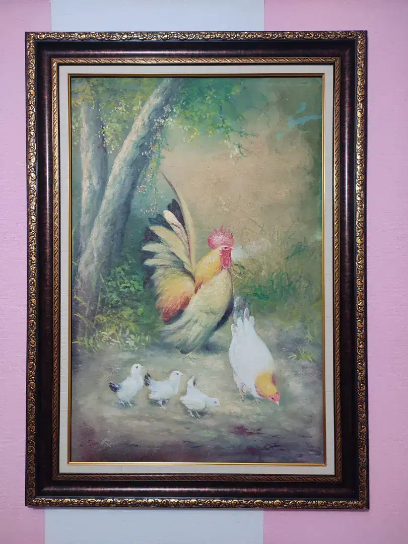 Lukisan ayam kate 100×75