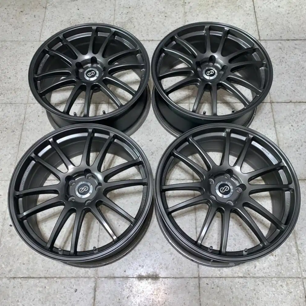 Japan Enkei GTC01 Ring 19 5x114 5x112 Velg Ori Original Jepang JDM R19
