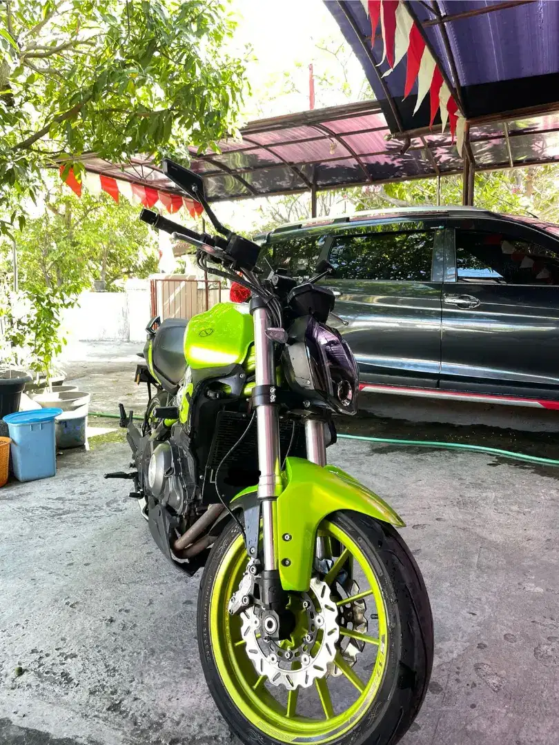 Dijual Benelli TNT 250 tahun 2020, warna Hijau, Siap Pakai
