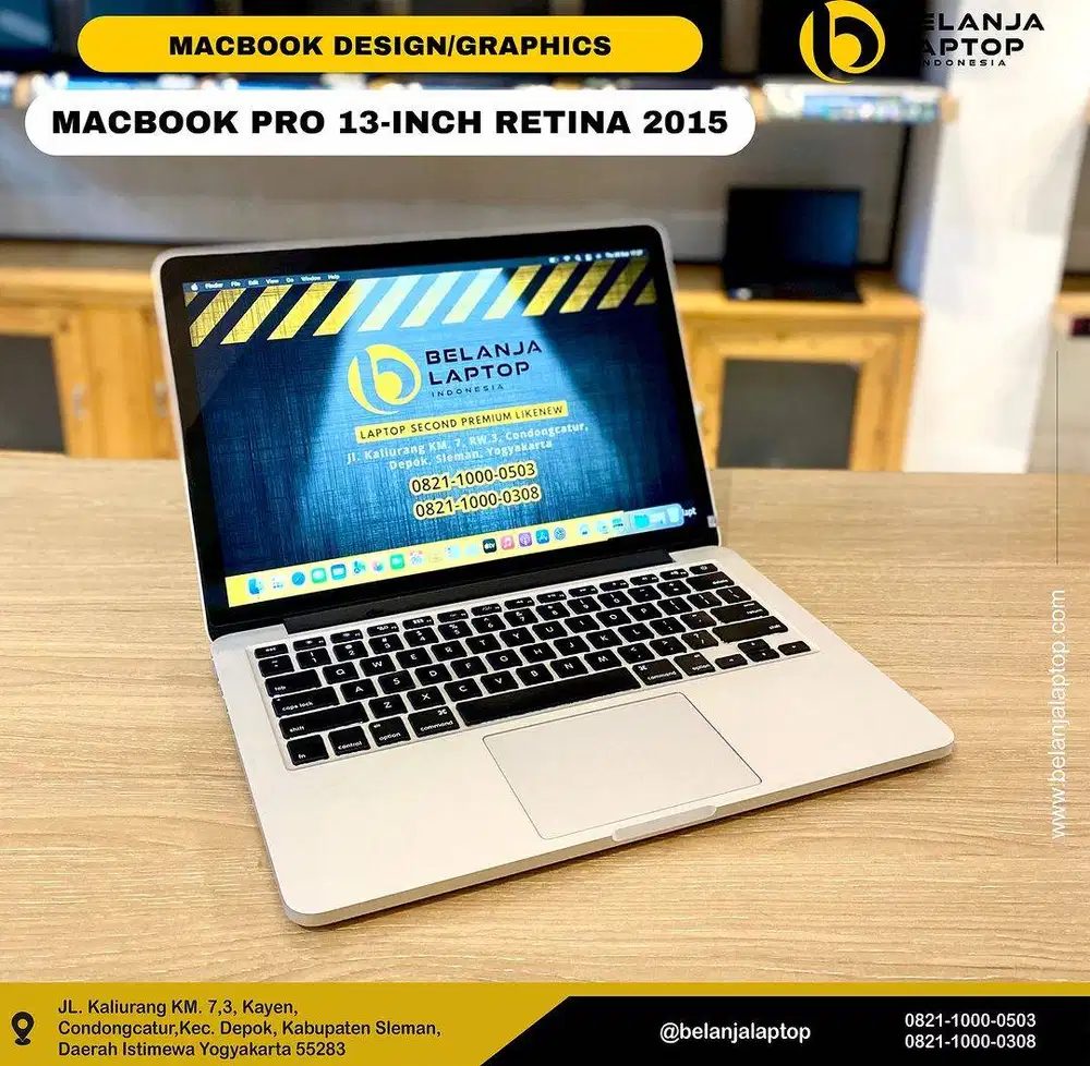 MacBook Pro Retina 13 inci 2015/ intel i5/8GB/128GB & 256GB/IrisXe