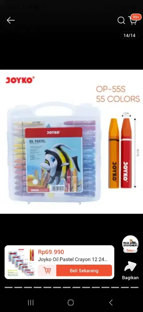 Krayon joyko oil pastel