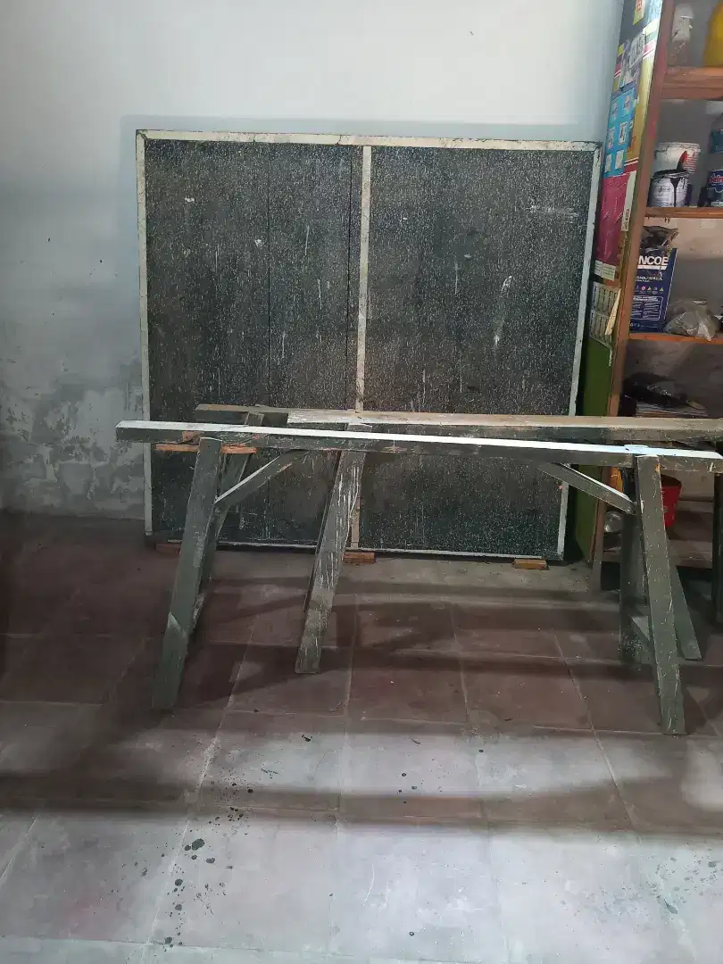 Meja Pingpong Kayu Bekas