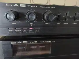 Amplifier Power SAE TWO P10 & Preamp SAE TWO PA10