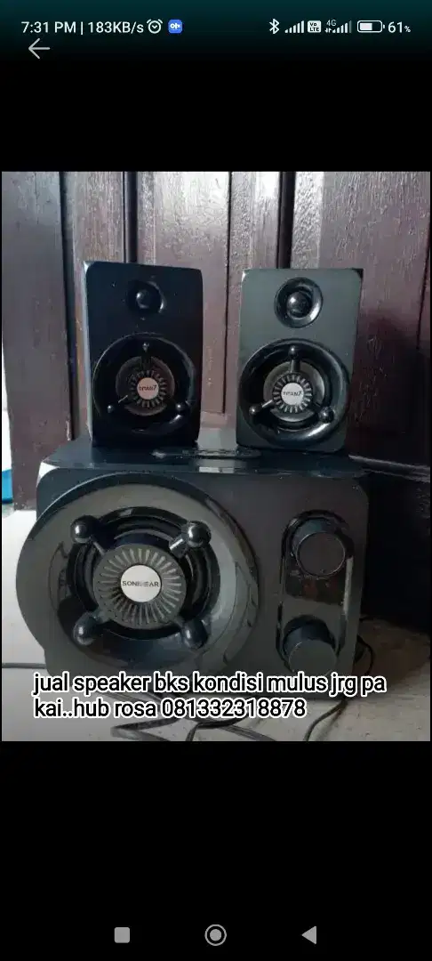 Jual cepat speaker