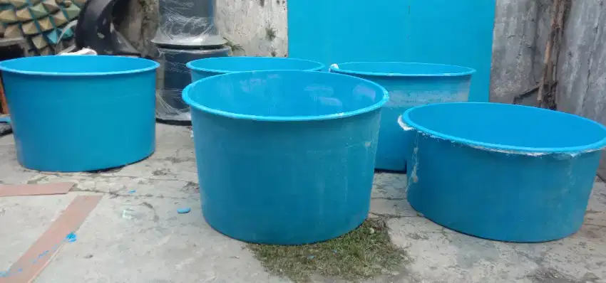 Bak kolam ikan fiber