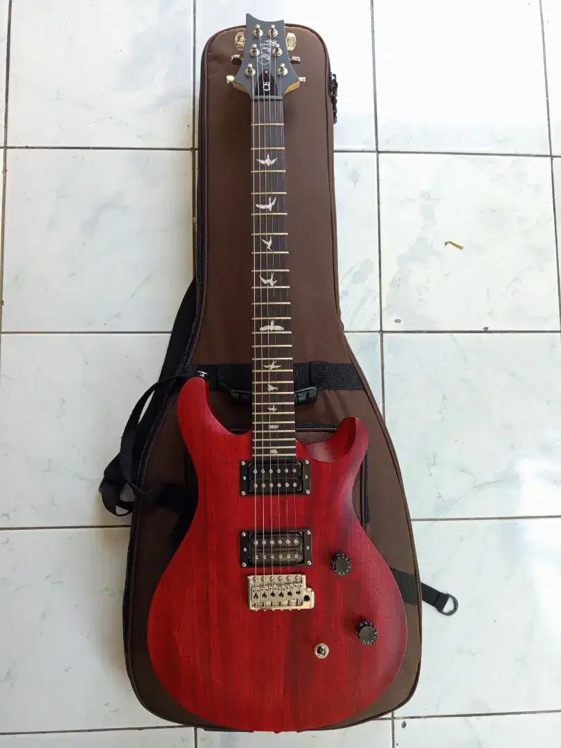 PRS SE CE24 STANDARD SATIN VINTAGE CHERRY