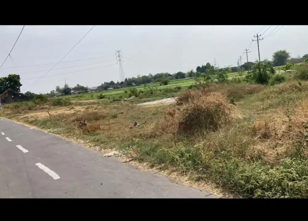 Dijual MURAH  Tanah dekat pintu tol Kartasura Solo