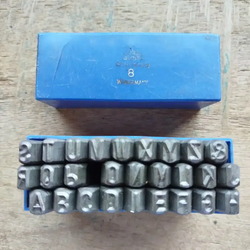 Alat Ketok Huruf  8mm A - Z SCHLIEPER Made In Jerman