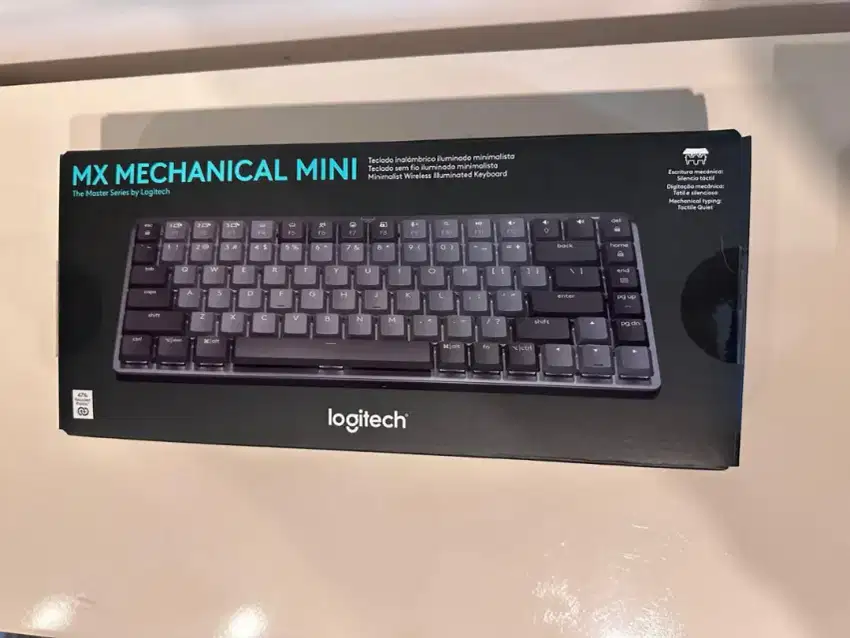 Logitech MX mini tachtile mechanical keyboard wireless