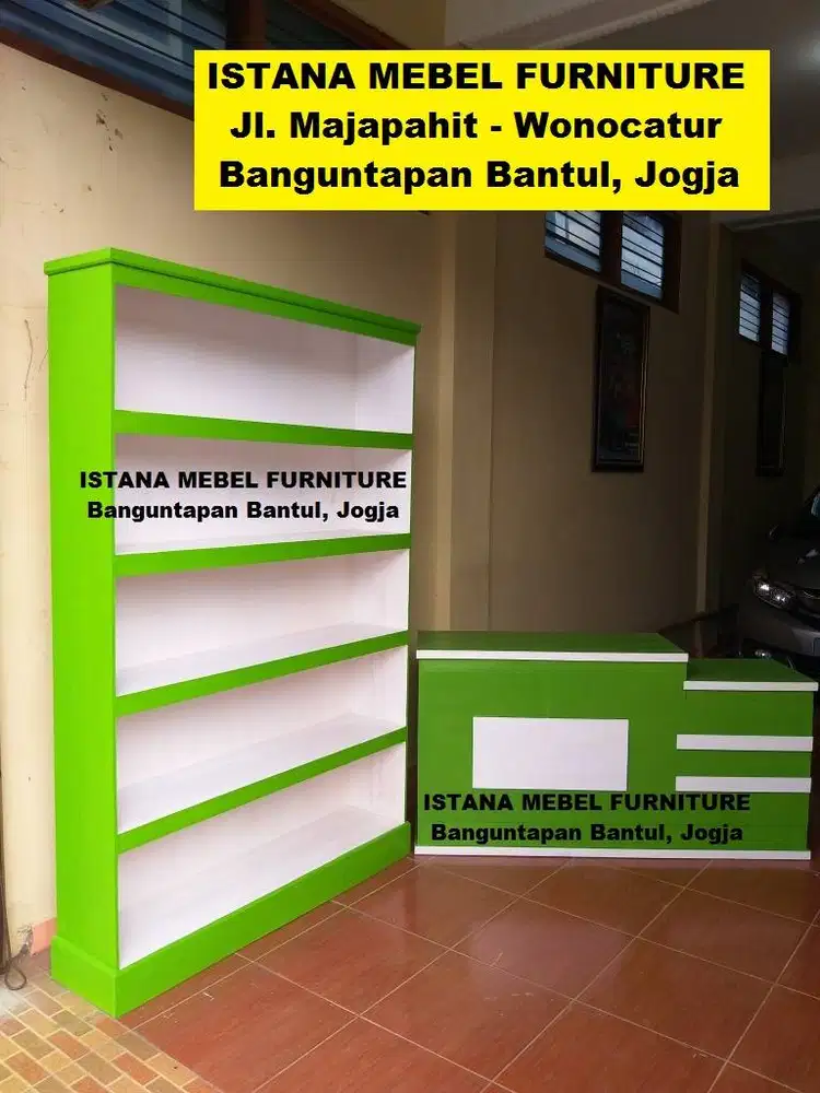 Paket Set Almari Lemari Rak Meja Kasir Toko Londry Loundry Laundry #TP