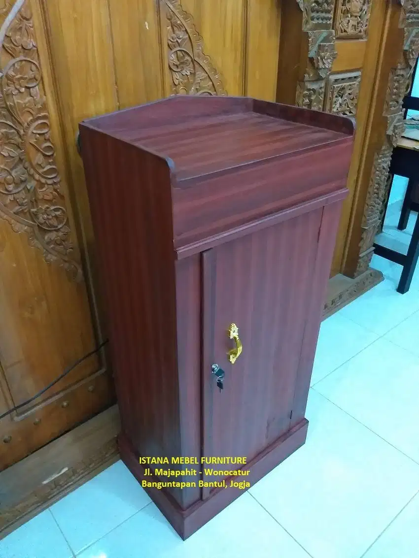 Almari Lemari Rak Pakaian Baju Kost Kos Pondok Asrama 1 Pintu Kayu #TP