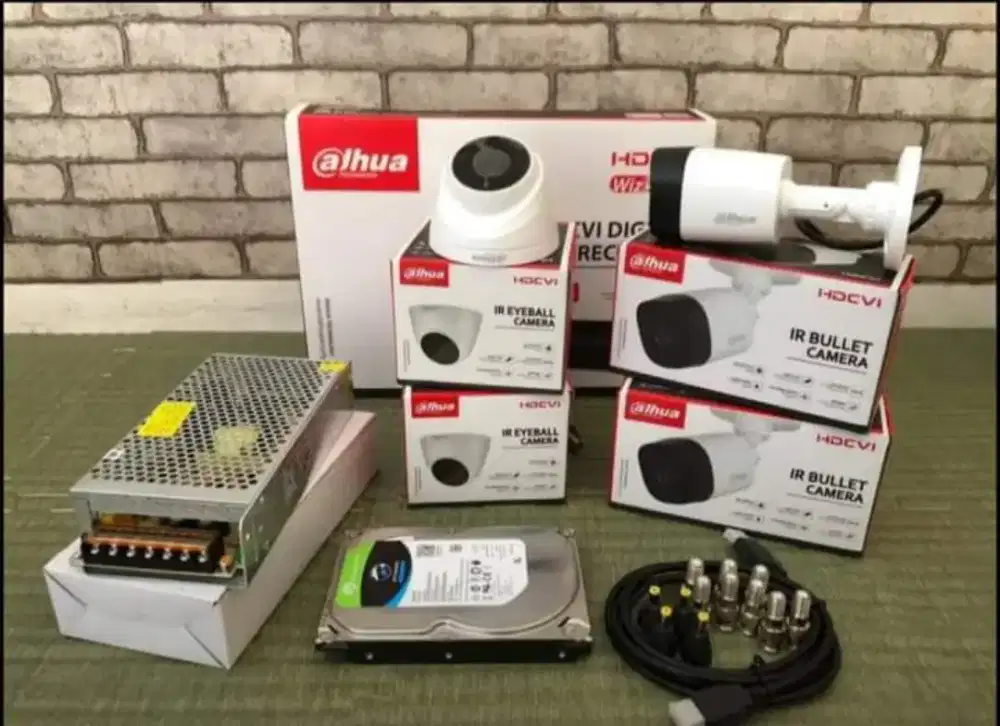 Pemasangan paket kamera CCTV hilook by HIKVISION gambar jernih