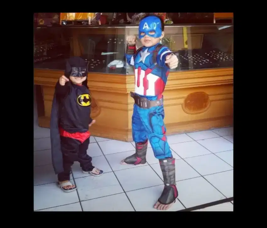 Baju Anak Captain America  IMPORT