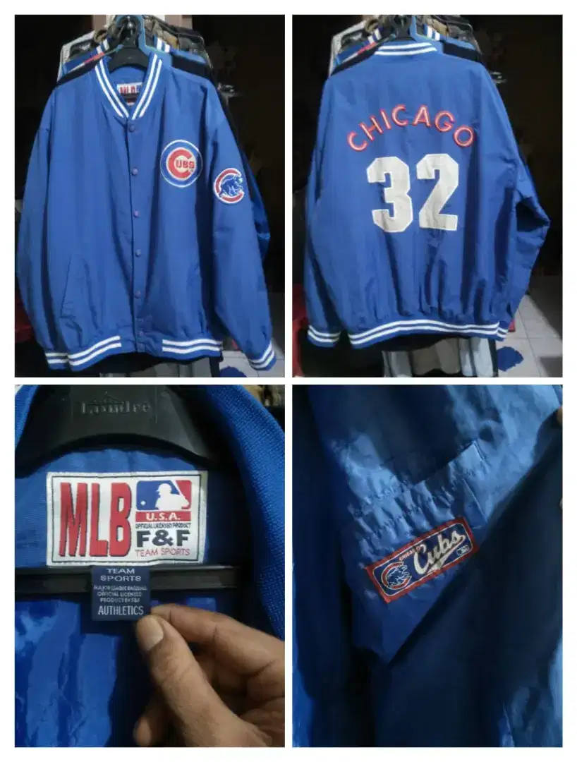 Jaket MLB Cubs (Varsity)