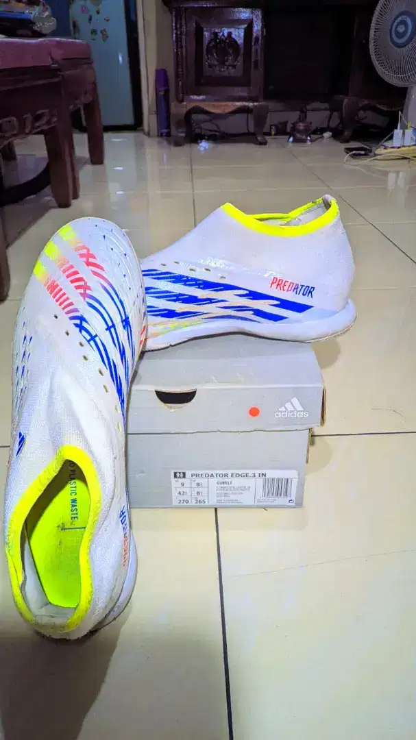 sepatu futsal Adidas predator edge 3 in