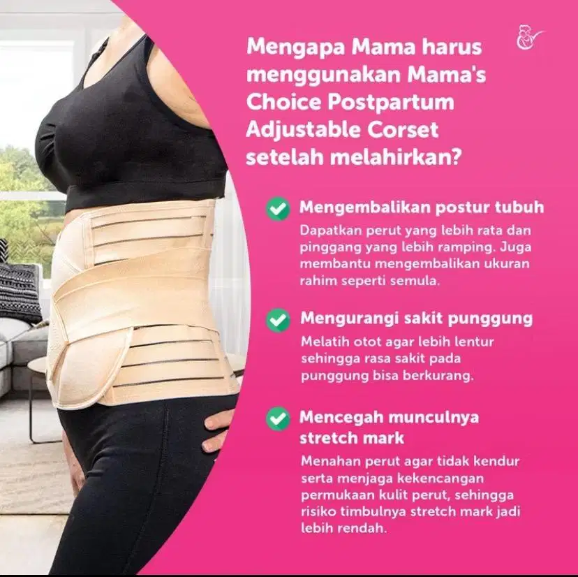 Postpartum Adjustable corset / korset Melahirkan