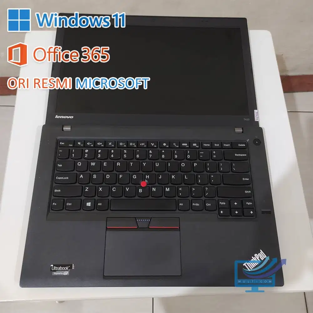 Lenovo Thinkpad T450 Backlight i5 5300u Ram 16GB SSD 1TB FHD Win11 Ori