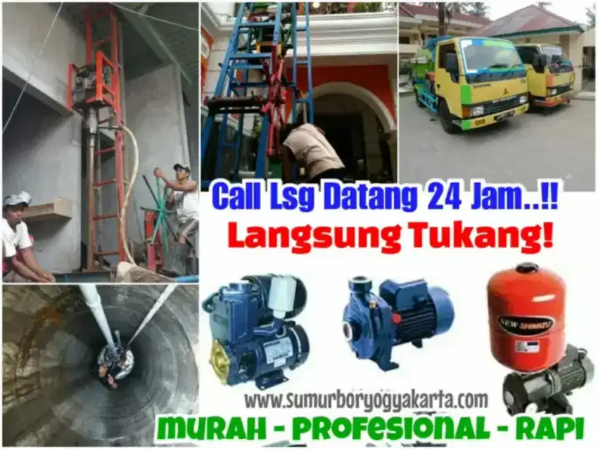 AHLI SUMUR BOR SUNTIK GALI,SERVIS SERVICE POMPA AIR,KURAS SUMUR,JOGJA