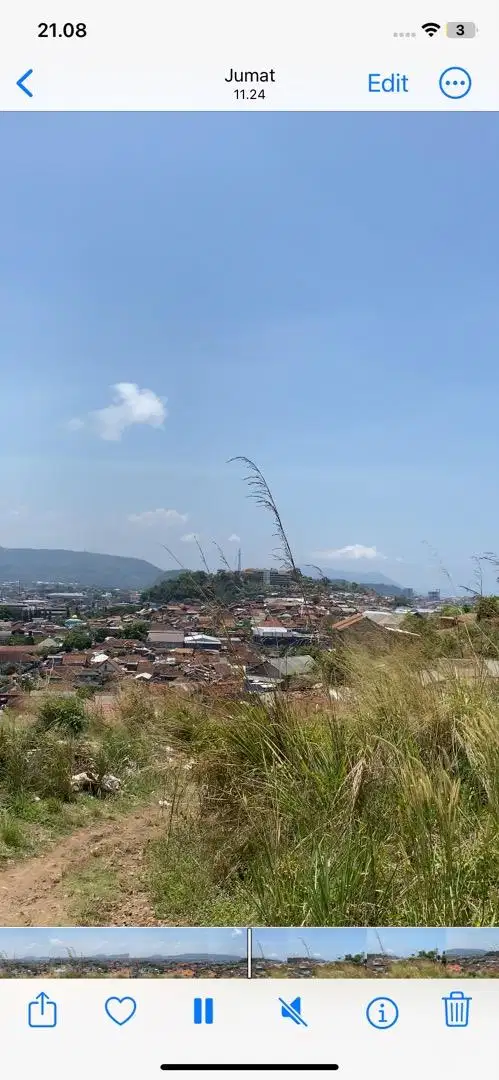 Tanah Luas View Laut Dan Kota Bandar Lampung