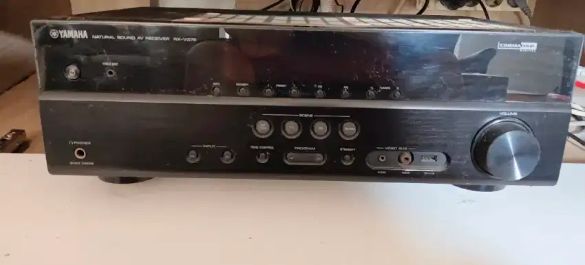 YAMAHA AV RECEIVER RX - V375 & 1 SET SPEAKER PLUS CENTRAL SPEAKER