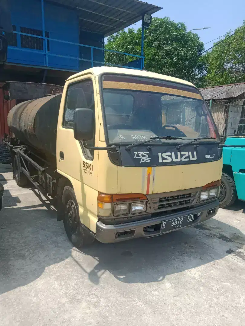 isuzu elf tangki aspal