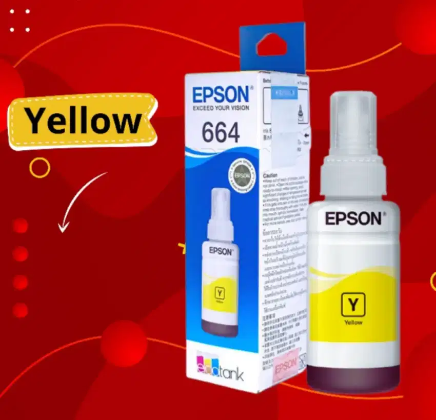 Tinta Epson 664 yellow