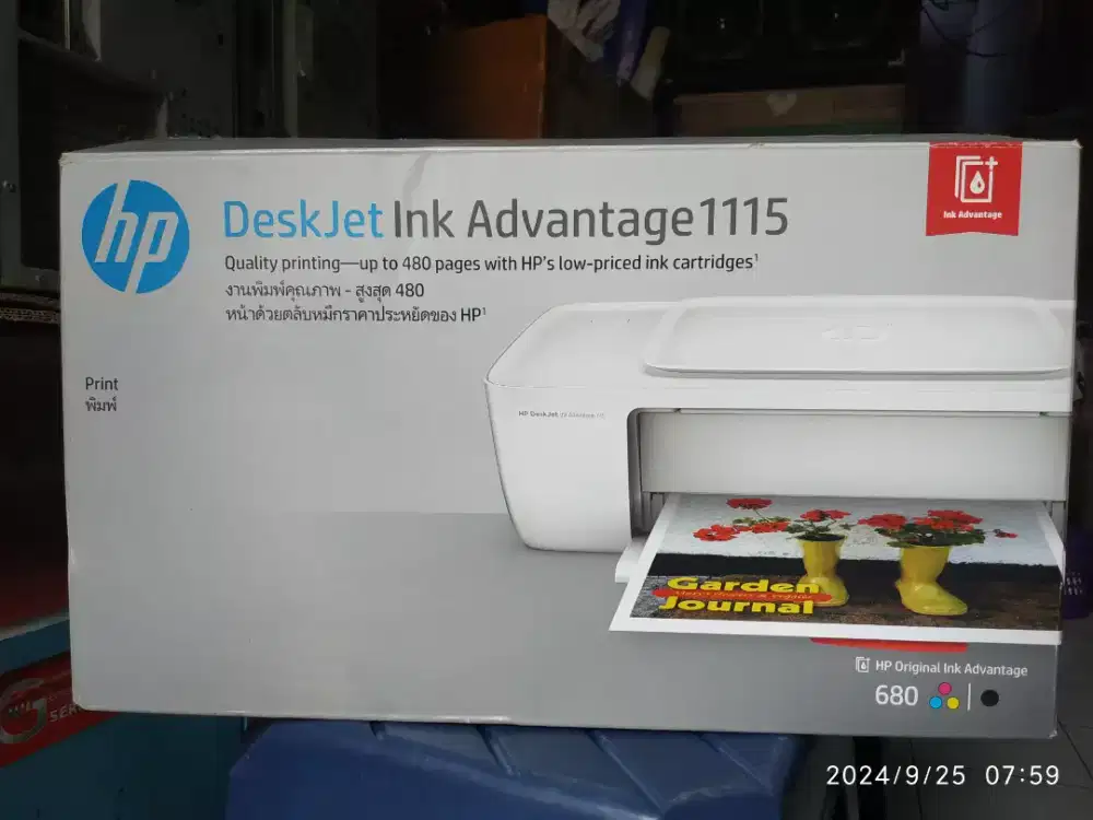 Jual Printer Hp1115 Lengkap Nominus Like New Bonus Katrid Hitam 2 Biji