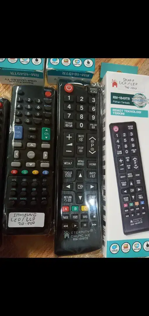 Remote tv samsung/sharp/ikedo lcd/led