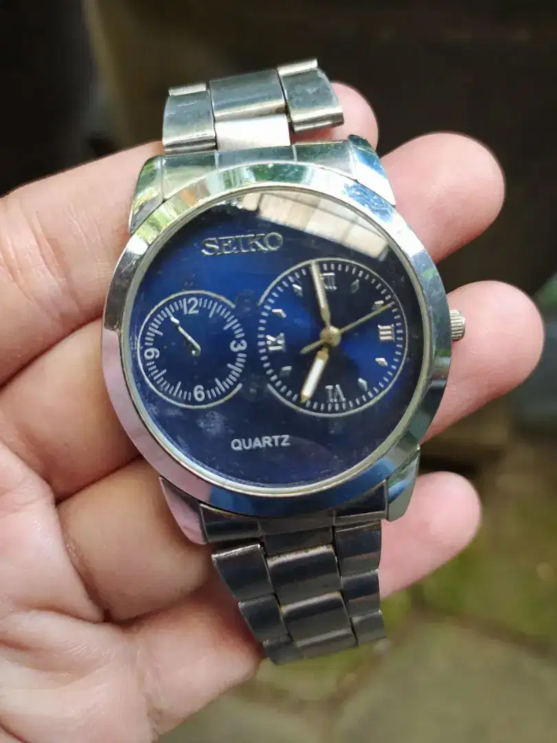 Jam Tangan SEIKO Dual Time kondisi mati