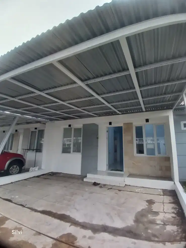 Disewakan rumah baru sudah siap huni belum pernah di tempati