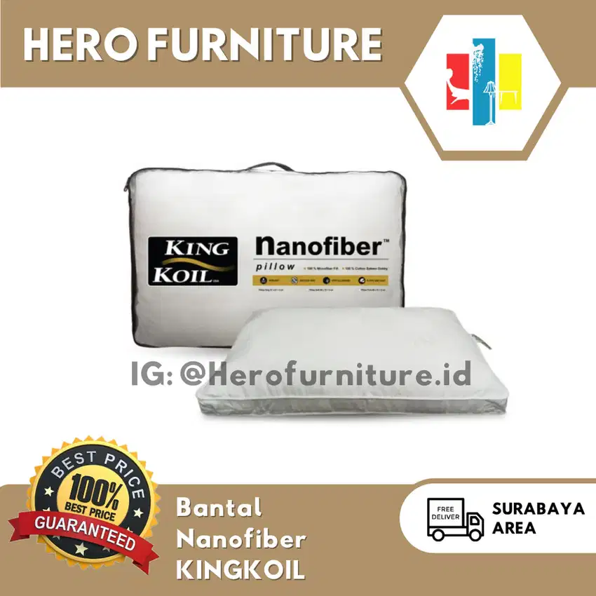 Bantal KINGKOIL Nanofiber - Hero Furniture