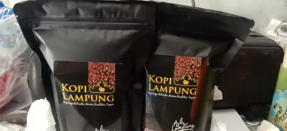Kopi bubuk robusta Lampung
murni kualitas super