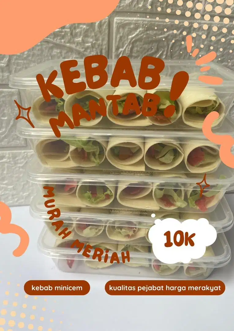 Kebab Mini Daging dan Sayur TERLARIS se Malang Raya