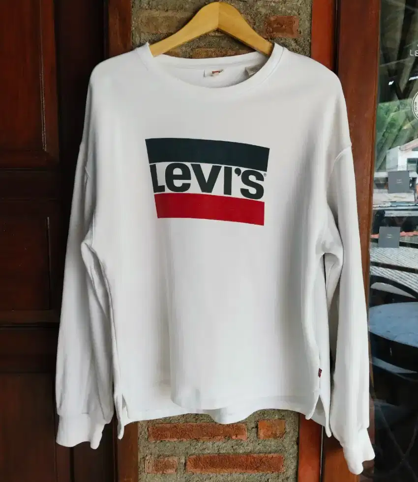 LEVI'S CREWNECK SIZE S OVERSIZED SECOND ORIGINAL