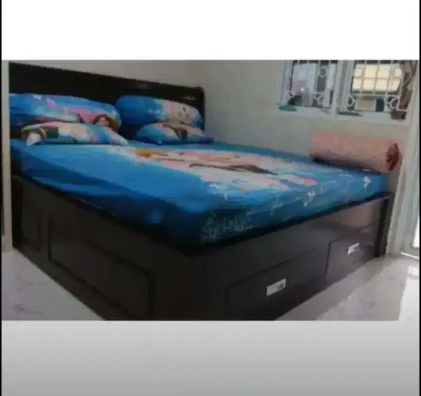 Dipan Kayu Jati Asli Jepara Minimalis Uk 190 x 192 (NEGO)