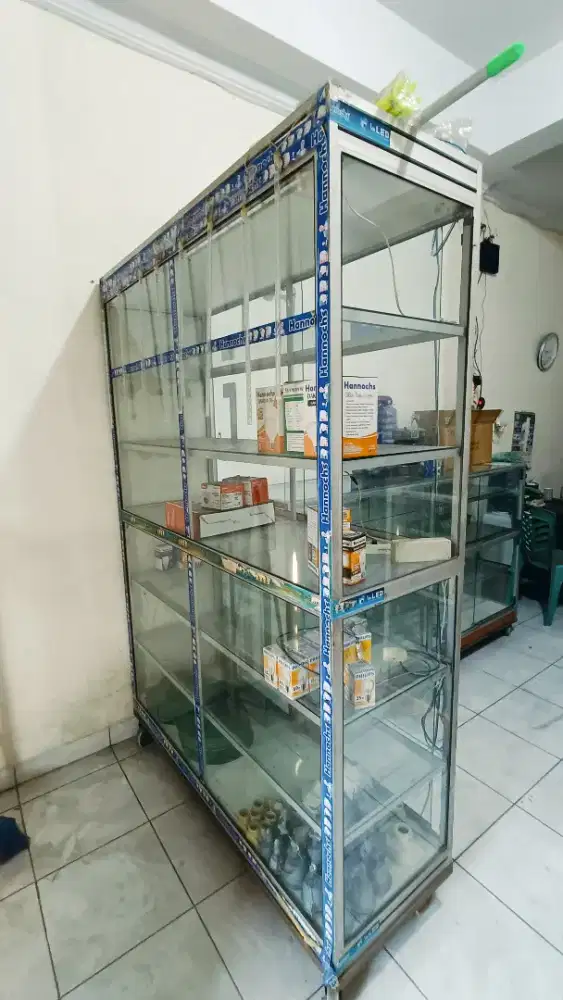 Stelling Kaca kaca ukuran 5 tingkat jumbo