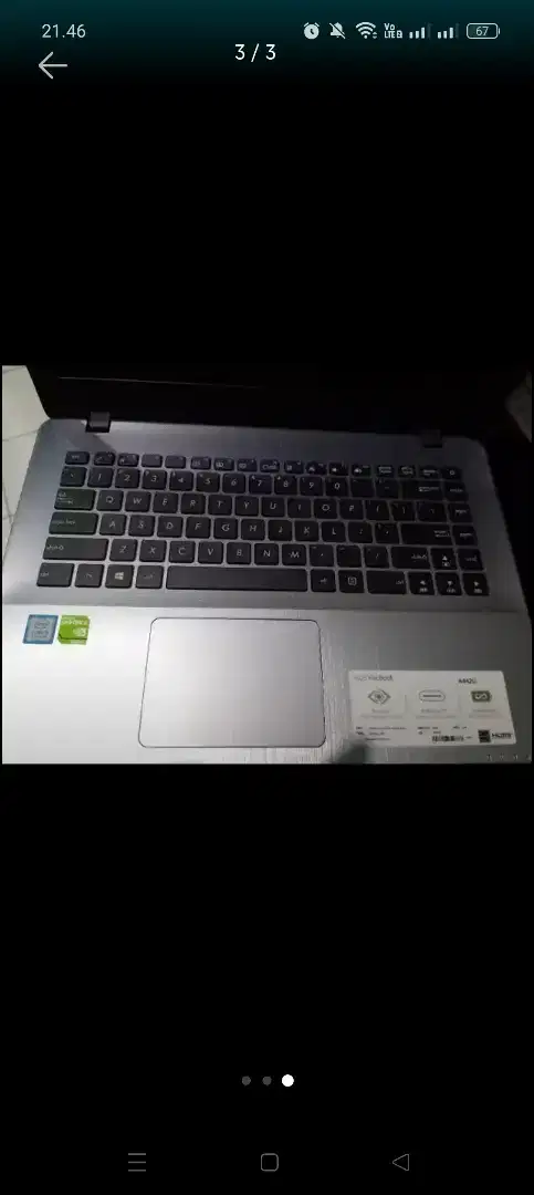Laptop Asus core i-5
